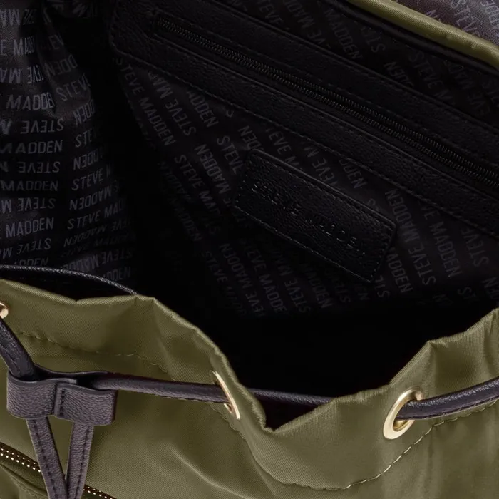 Steve Madden Nylon Backpack Olive Womens Belt Bags and Backpacks Steve Madden Nylon Backpack Olive Womens Belt Bags and Backpacks