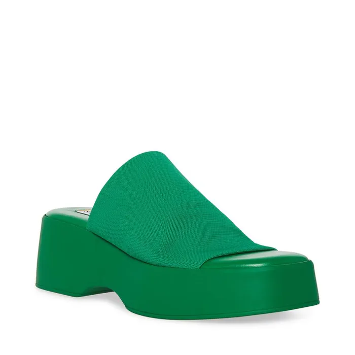 Steve Madden Slinky30 Green Womens Sandals