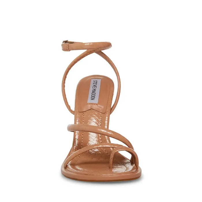 Steve Madden Talia Blush Snake Womens Heels