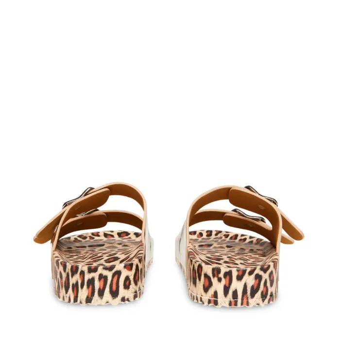Steve Madden TeddyT Leopard Womens Sandals