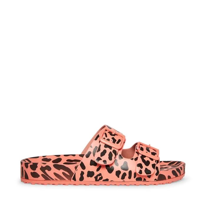 Steve Madden TeddyT Pink Multi Womens Sandals