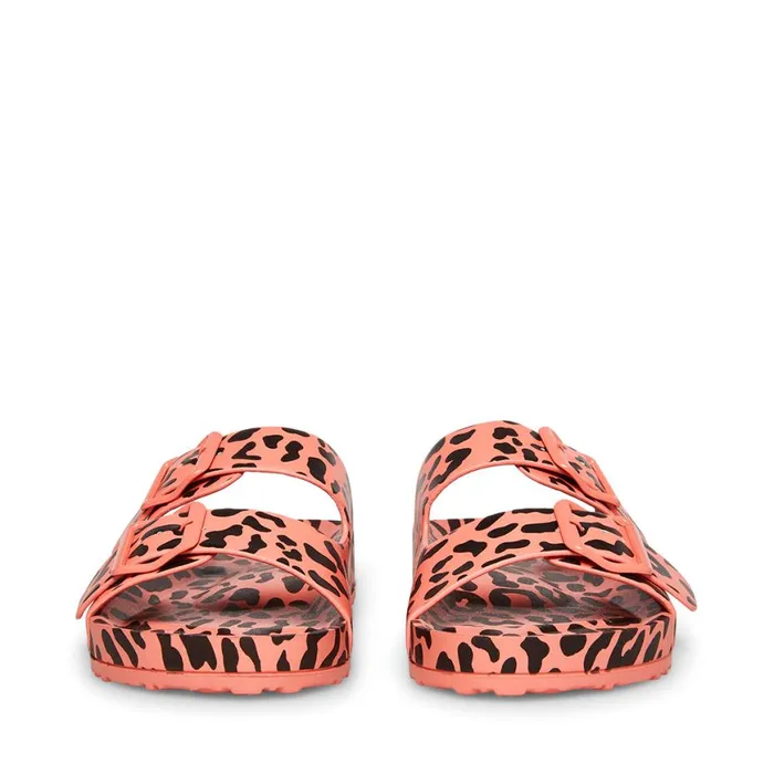 Steve Madden TeddyT Pink Multi Womens Sandals