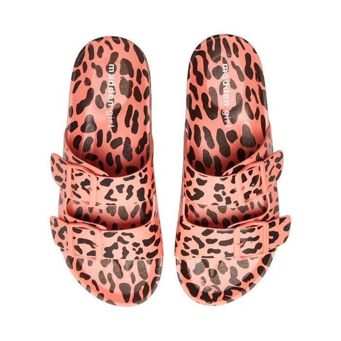 Steve Madden TeddyT Pink Multi Womens Sandals