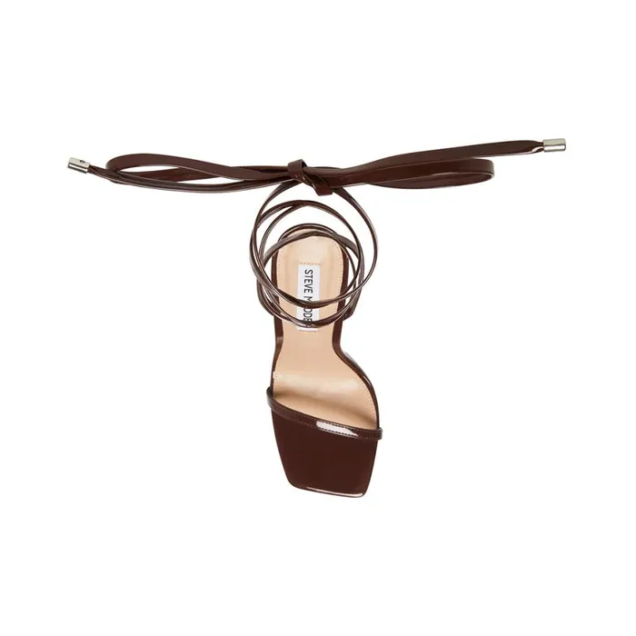 Steve Madden Uplift Brown Patent Womens Heels