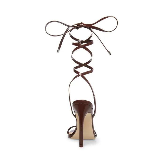Steve Madden Uplift Brown Patent Womens Heels