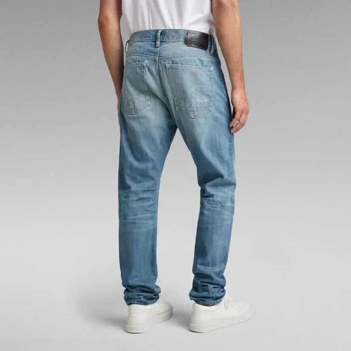 Straight Men GStar RAW Premium Triple A Regular Straight Jeans Antique Faded Moonlit Ocean