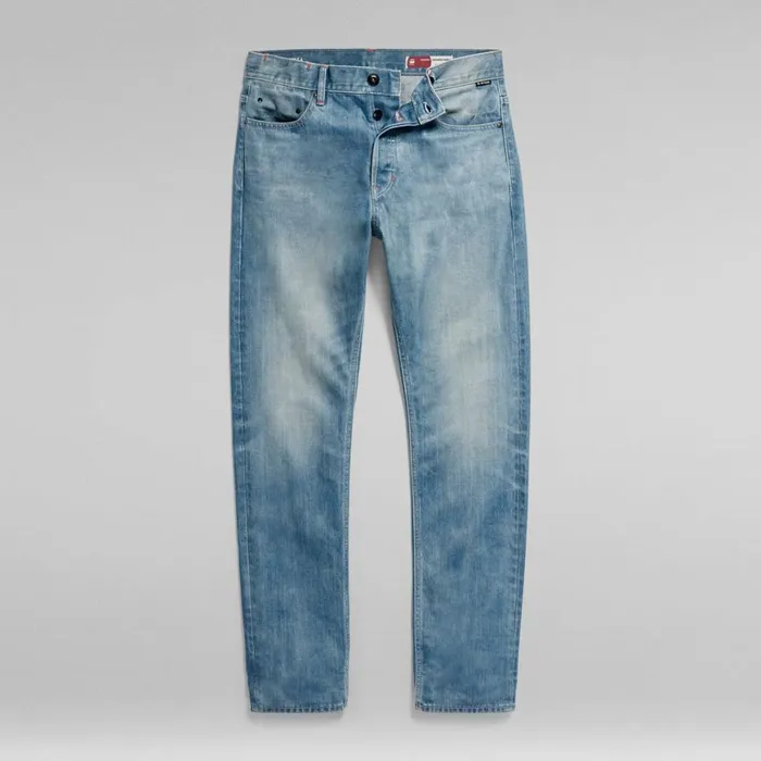 Straight Men GStar RAW Premium Triple A Regular Straight Jeans Antique Faded Moonlit Ocean