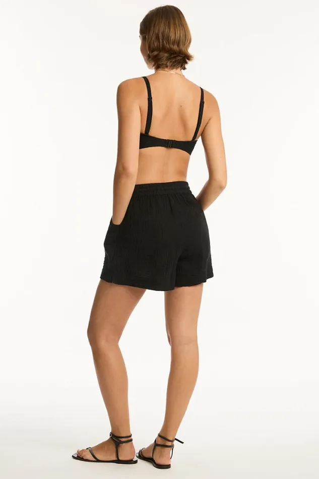 Sunset Beach Short Sunset Black Women Sea Level Shorts