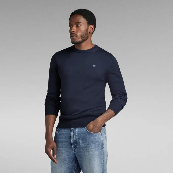 Sweaters Men GStar RAW Premium Core Knitted Sweater Salute