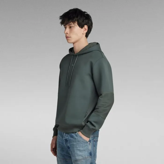 Sweatshirts and Hoodies Men GStar RAW Moto Hooded Sweater Graphite