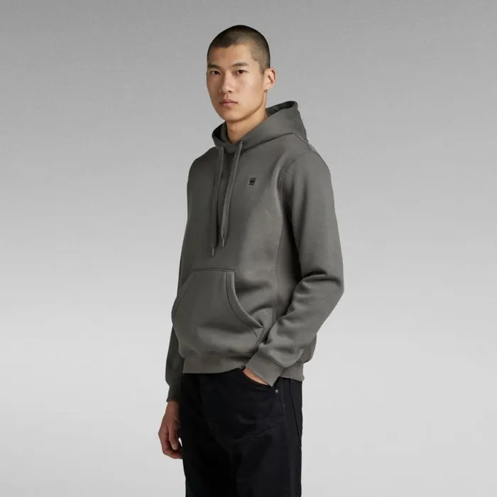 Sweatshirts and Hoodies Men GStar RAW Premium Core Hooded Sweater Granite