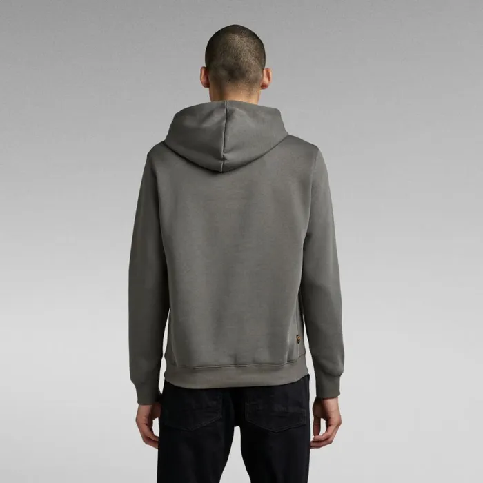 Sweatshirts and Hoodies Men GStar RAW Premium Core Hooded Sweater Granite