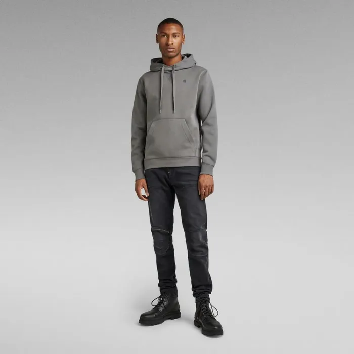 Sweatshirts and Hoodies Men GStar RAW Premium Core Hooded Sweater Granite