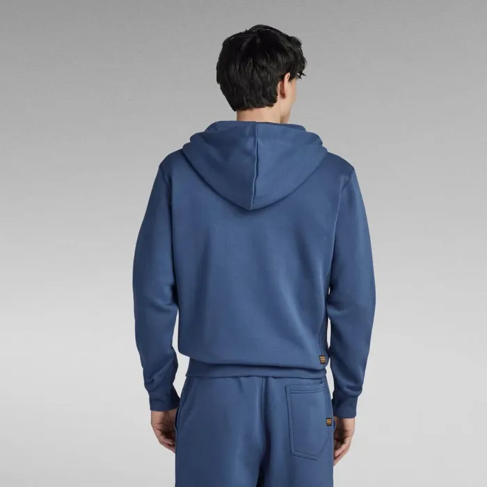 Sweatshirts and Hoodies Men GStar RAW Premium Core Hooded Zip Sweater Rank Blue