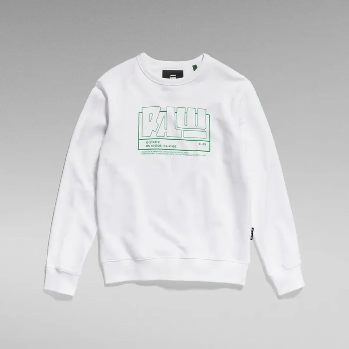 Sweatshirts and Hoodies Men GStar RAW RAW Sweater White