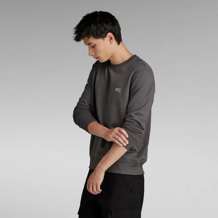 Sweatshirts and Hoodies Men GStar RAW Regular Sweater Granite