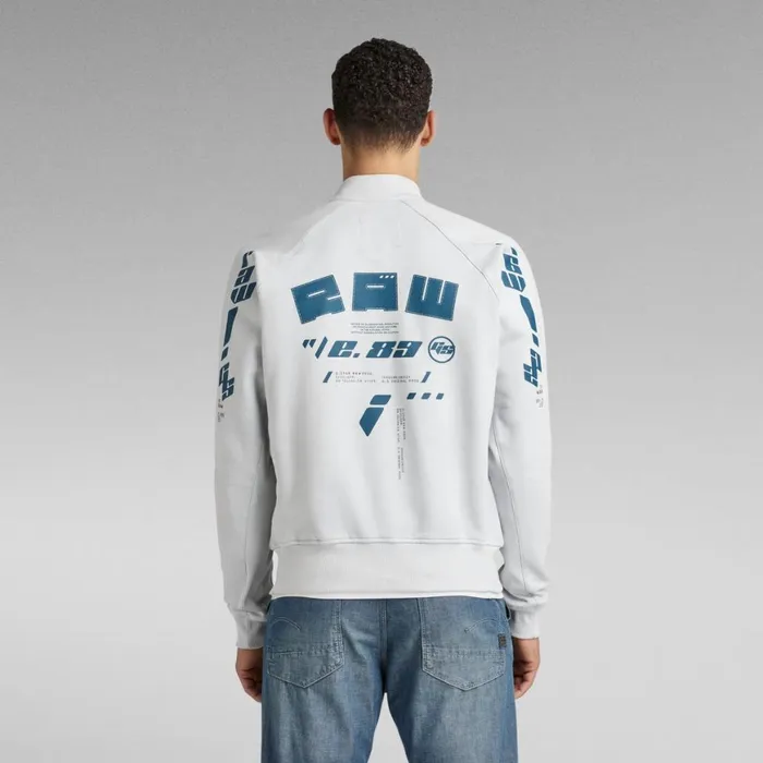 Sweatshirts and Hoodies Men GStar RAW Sobiru Anorak Loose Sweater Magnesium