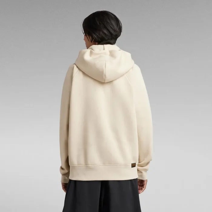 Sweatshirts and Hoodies Women GStar RAW Premium Core 20 Hooded Zip Through Sweater Brown Rice