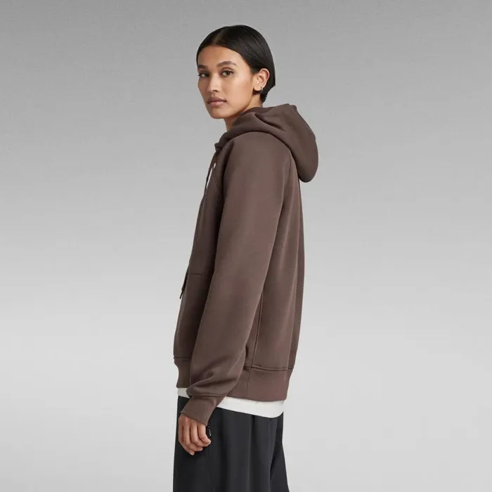 Sweatshirts and Hoodies Women GStar RAW Premium Core 20 Hoodie Chocolat