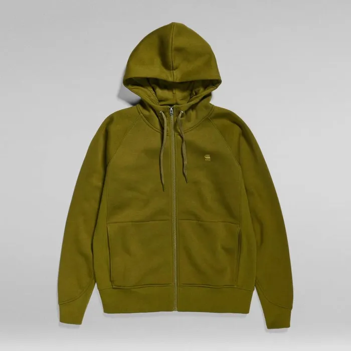 Sweatshirts and Hoodies Women GStar RAW Premium Core 21 Zip Thru Hoodie Avocado