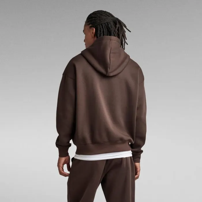 Sweatshirts and Hoodies Women GStar RAW Unisex Core Loose Hooded Sweater Coffee Bean