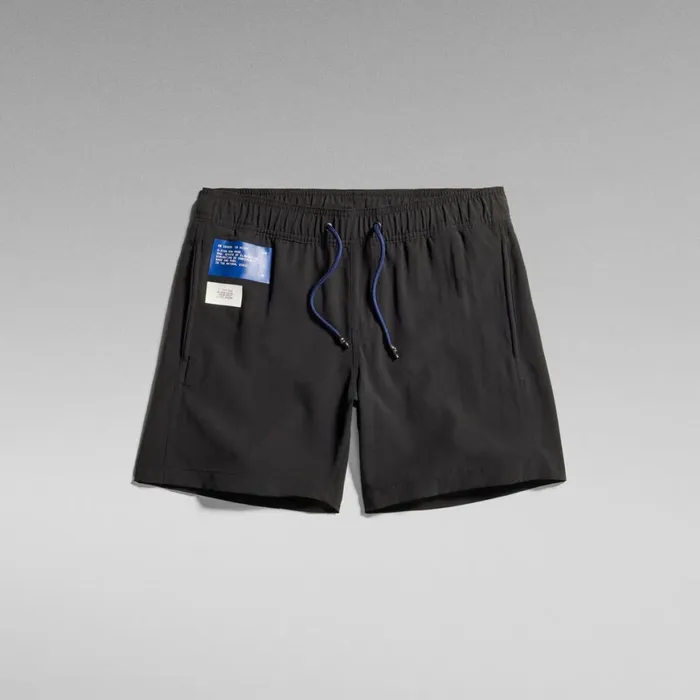Swimwear Men GStar RAW Dirik Solid Artwork Swim Shorts Dark Black