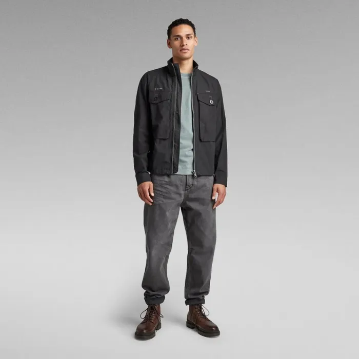 TShirts and Polos Men GStar RAW Back Typography Boxy TShirt Grey Moss
