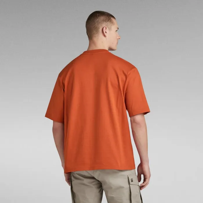 TShirts and Polos Men GStar RAW Boxy Base 20 TShirt Rooibos Tea