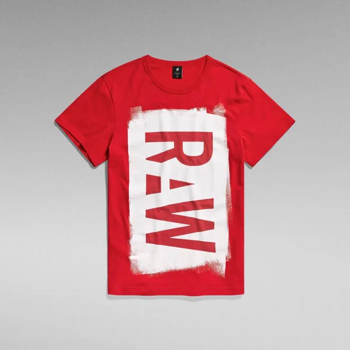 TShirts and Polos Men GStar RAW Graphic STM 4 TShirt Acid Red