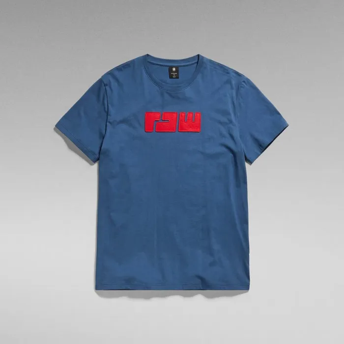 TShirts and Polos Men GStar RAW RAW Felt TShirt Rank Blue