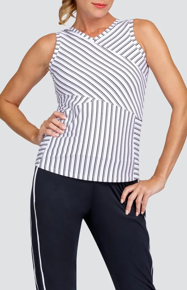 Tail Activewear Abrielle Tank 8211 Infinity Stripe 8211 FINAL SALE Women Tanks