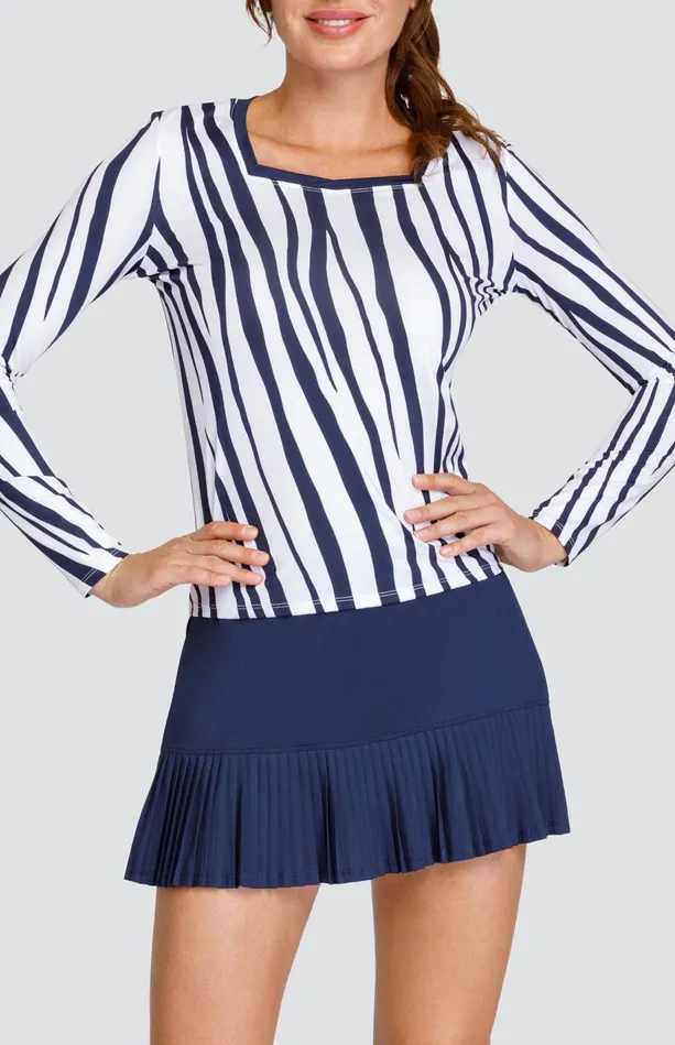 Tail Activewear Greenwich Top 8211 Zebra Stripes Women Long Sleeve
