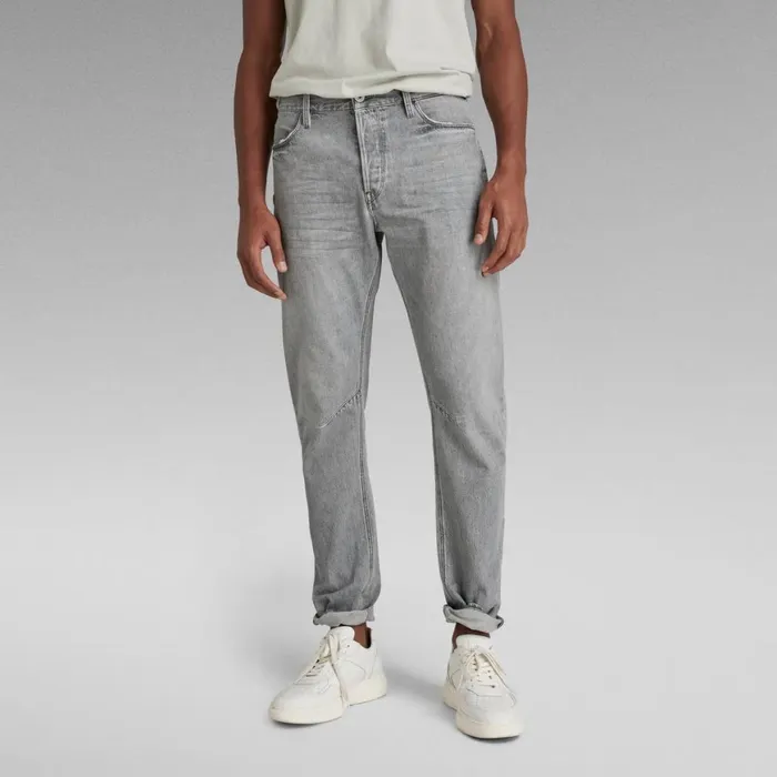 Tapered Men GStar RAW AStaq Regular Tapered Jeans Faded Grey Limestone