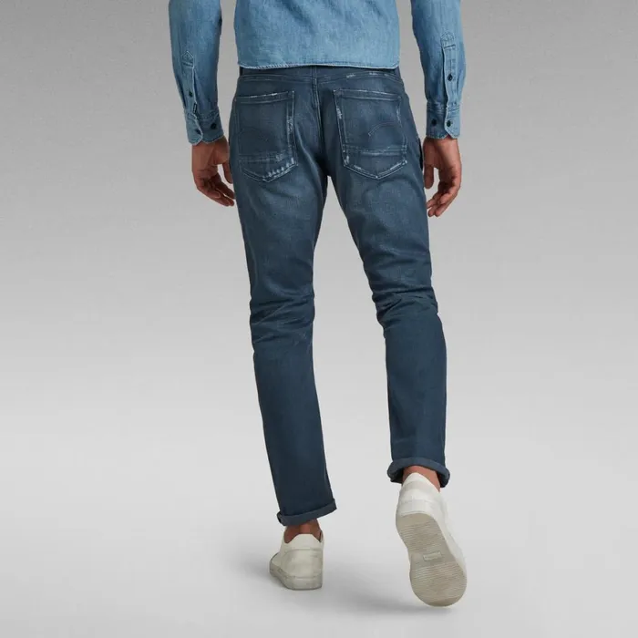Tapered Men GStar RAW AStaq Tapered Jeans Worn In Rivulet Patch Restored