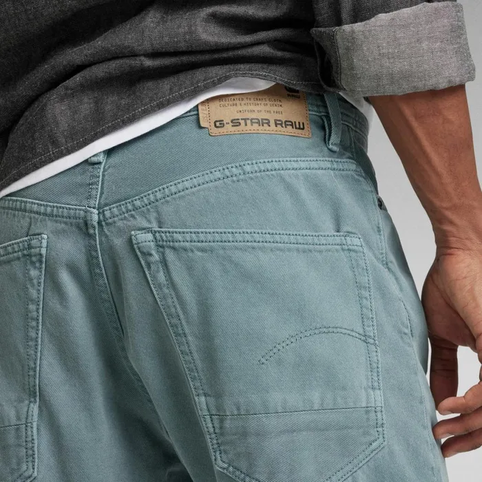 Tapered Men GStar RAW Arc 3D Jeans Rainbow Foliage Green Gd
