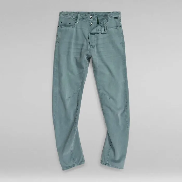 Tapered Men GStar RAW Arc 3D Jeans Rainbow Foliage Green Gd