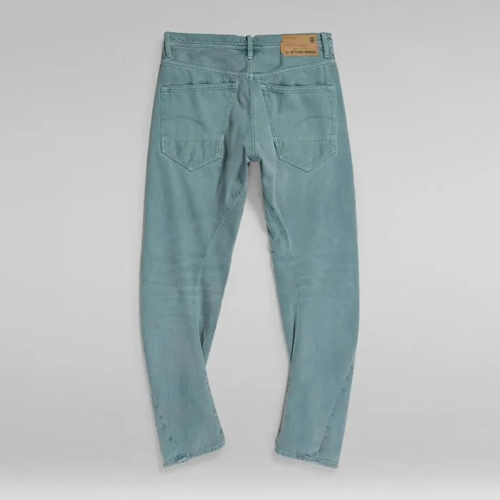 Tapered Men GStar RAW Arc 3D Jeans Rainbow Foliage Green Gd