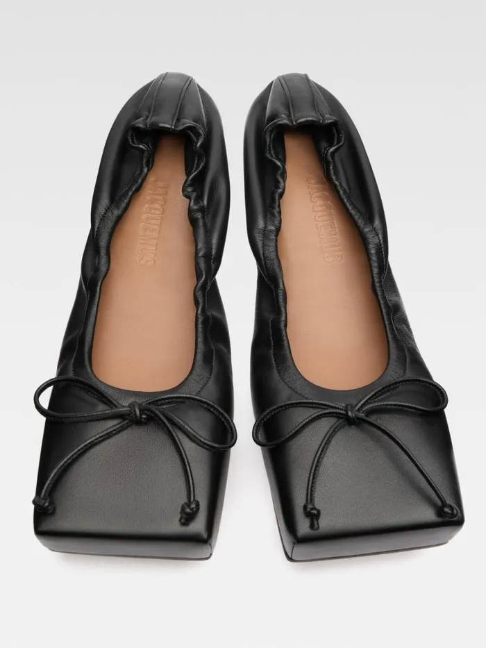 The Ballet Flats Black Women JACQUEMUS Shoes The Ballet Flats Black Women JACQUEMUS Shoes