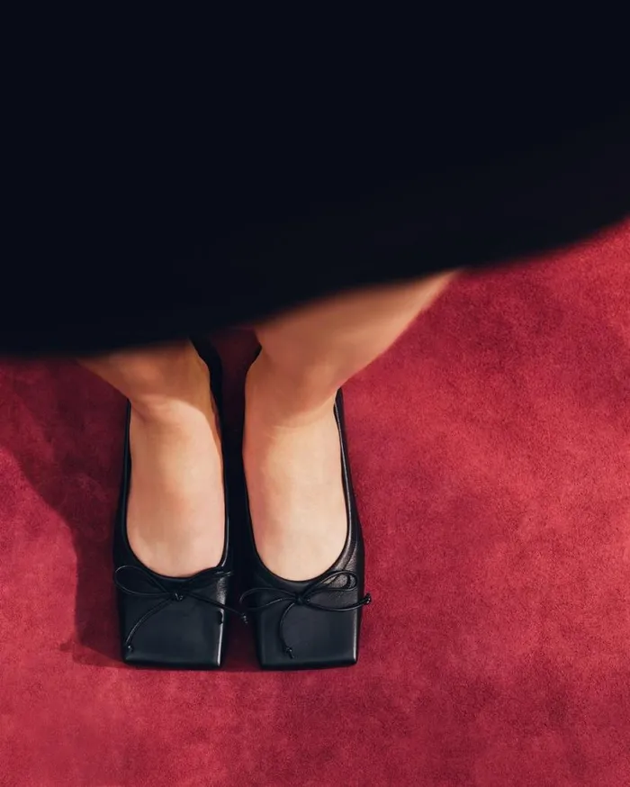 The Ballet Flats Black Women JACQUEMUS Shoes The Ballet Flats Black Women JACQUEMUS Shoes