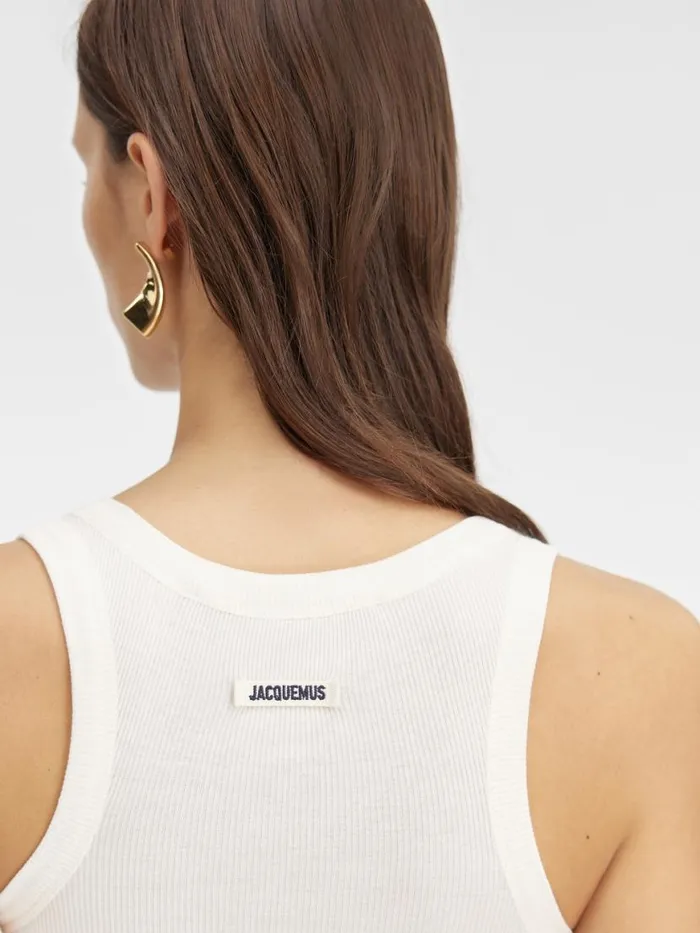 The Gros Grain Bodysuit White Women JACQUEMUS Tops and Shirts