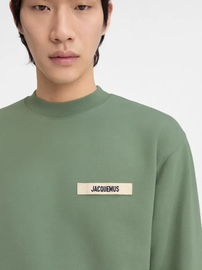 The Gros Grain Sweatshirt Light Green WomenMen JACQUEMUS Sweatshirts and Joggings The Gros Grain Sweatshirt Light Green WomenMen JACQUEMUS Sweatshirts and Joggings