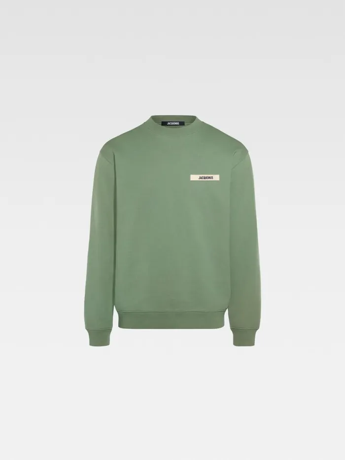 The Gros Grain Sweatshirt Light Green WomenMen JACQUEMUS Sweatshirts and Joggings The Gros Grain Sweatshirt Light Green WomenMen JACQUEMUS Sweatshirts and Joggings