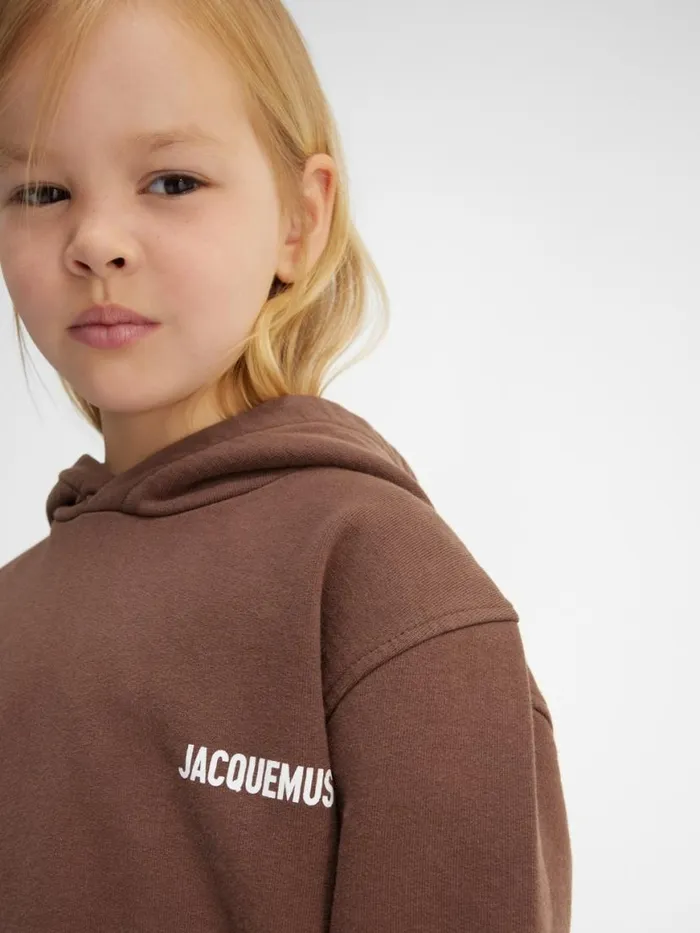 The Jacquemus Kids039 Sweatshirt Dark Brown WomenMen JACQUEMUS Tops