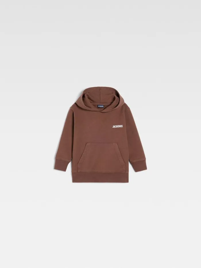 The Jacquemus Kids039 Sweatshirt Dark Brown WomenMen JACQUEMUS Tops
