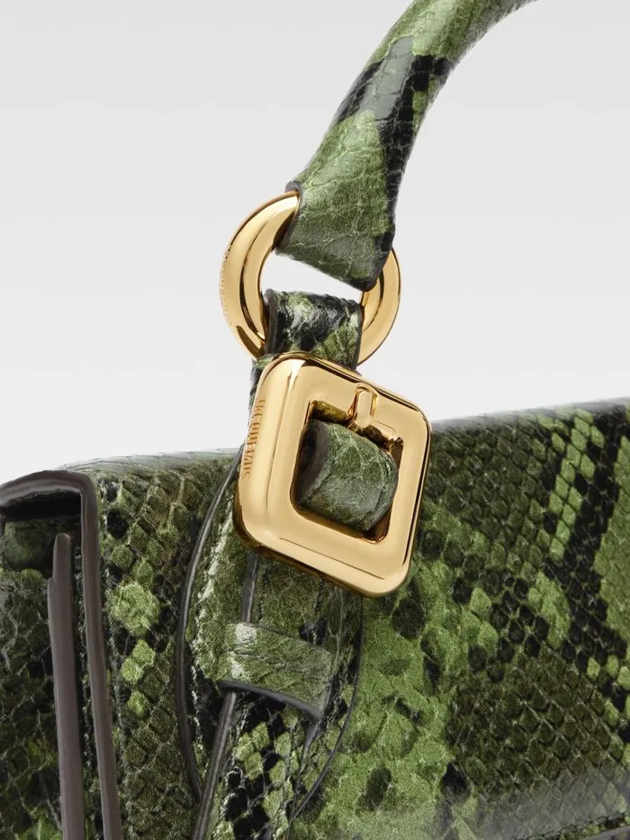The Long Chiquito With Buckle Green Women JACQUEMUS Crossbody and Handbags The Long Chiquito With Buckle Green Women JACQUEMUS Crossbody and Handbags