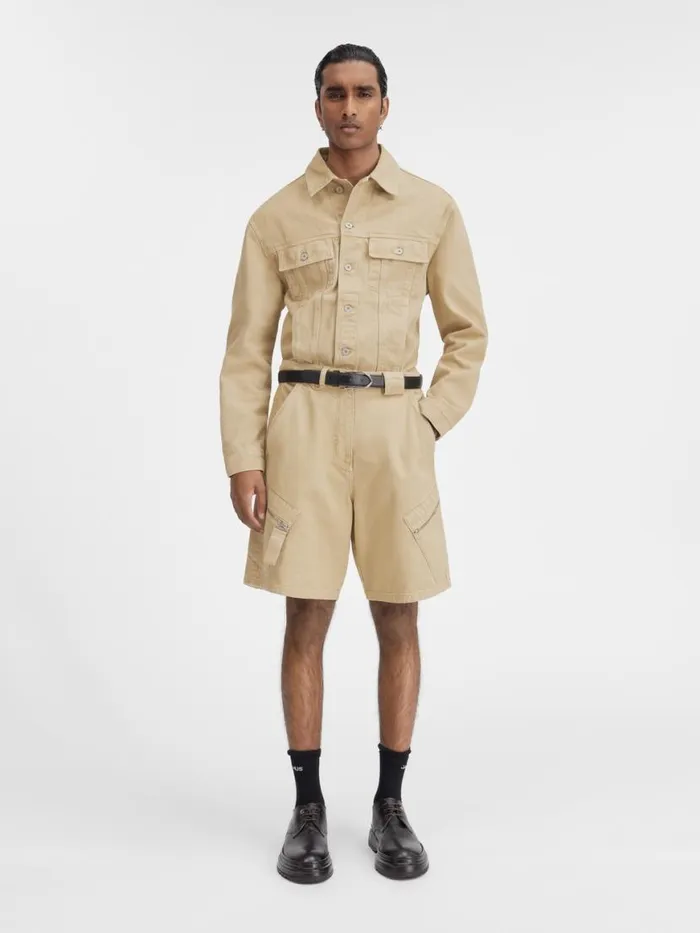 The Marrone Shorts Beige Men JACQUEMUS Trousers and Shorts