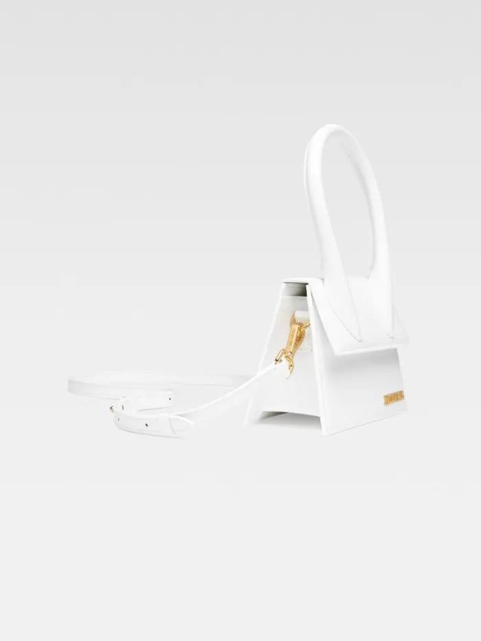 The Medium Chiquito White Women JACQUEMUS Crossbody and Handbags The Medium Chiquito White Women JACQUEMUS Crossbody and Handbags