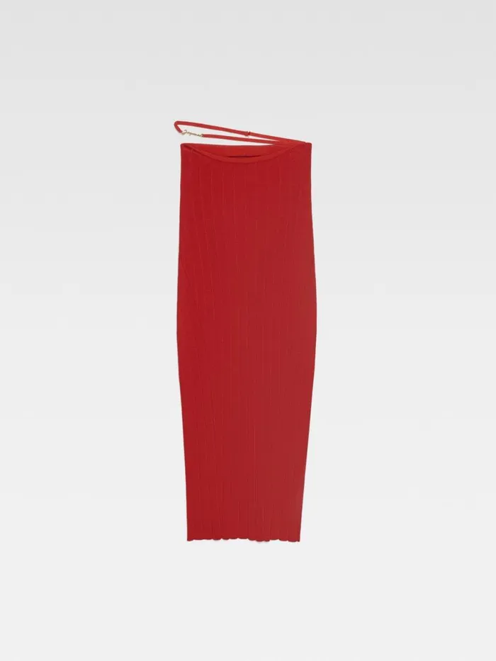 The Pral Skirt Dark Red Women JACQUEMUS Dresses and Skirts