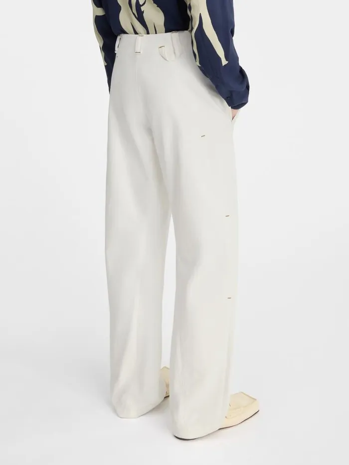 The Scala DeNmes Denim Pants Offwhite Men JACQUEMUS Denim The Scala DeNmes Denim Pants Offwhite Men JACQUEMUS Denim