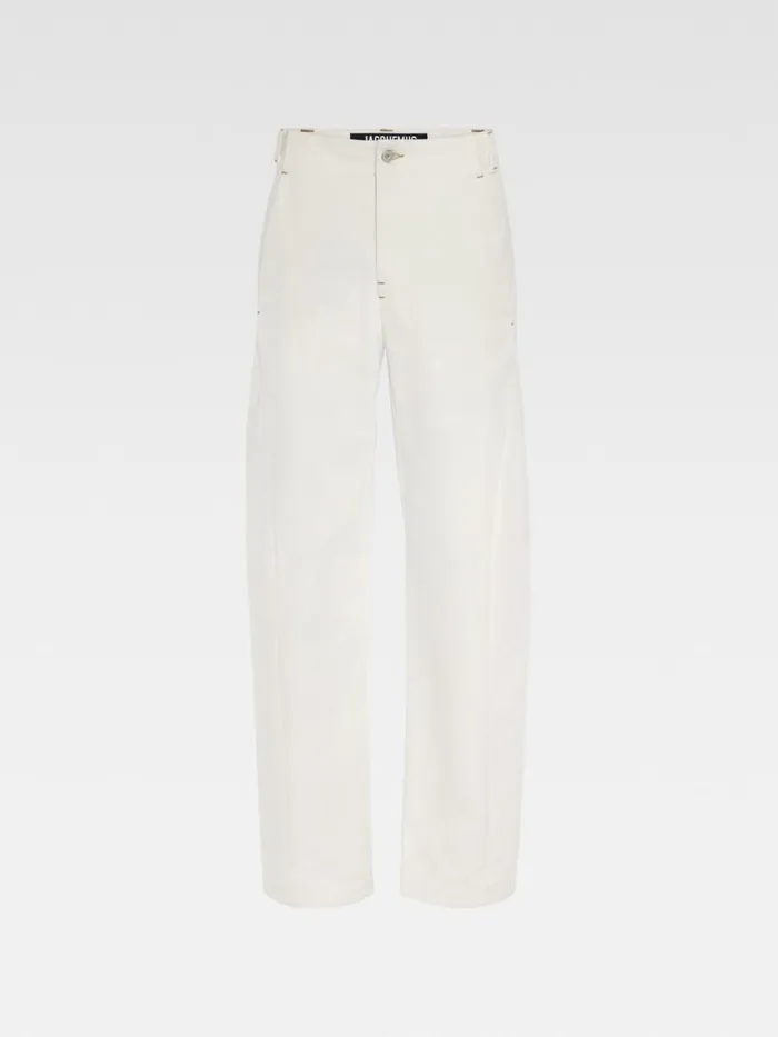 The Scala DeNmes Denim Pants Offwhite Men JACQUEMUS Denim The Scala DeNmes Denim Pants Offwhite Men JACQUEMUS Denim